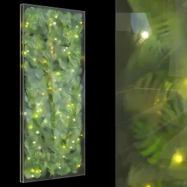 Wall mounted phytomodule with lighting vargov design